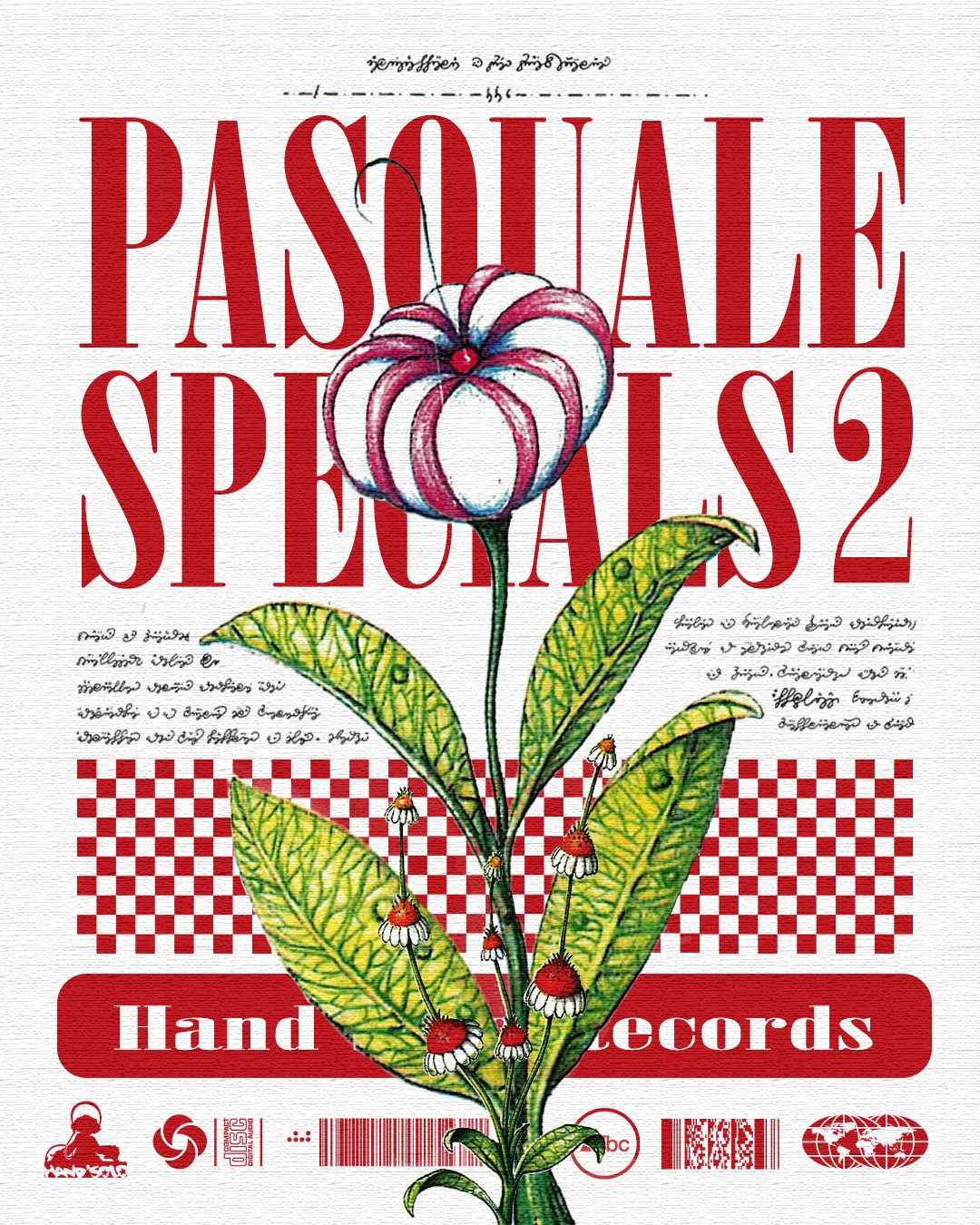Pasquale Specials 2 — floating island city map, album art for Hand’Solo Records by James Marshel