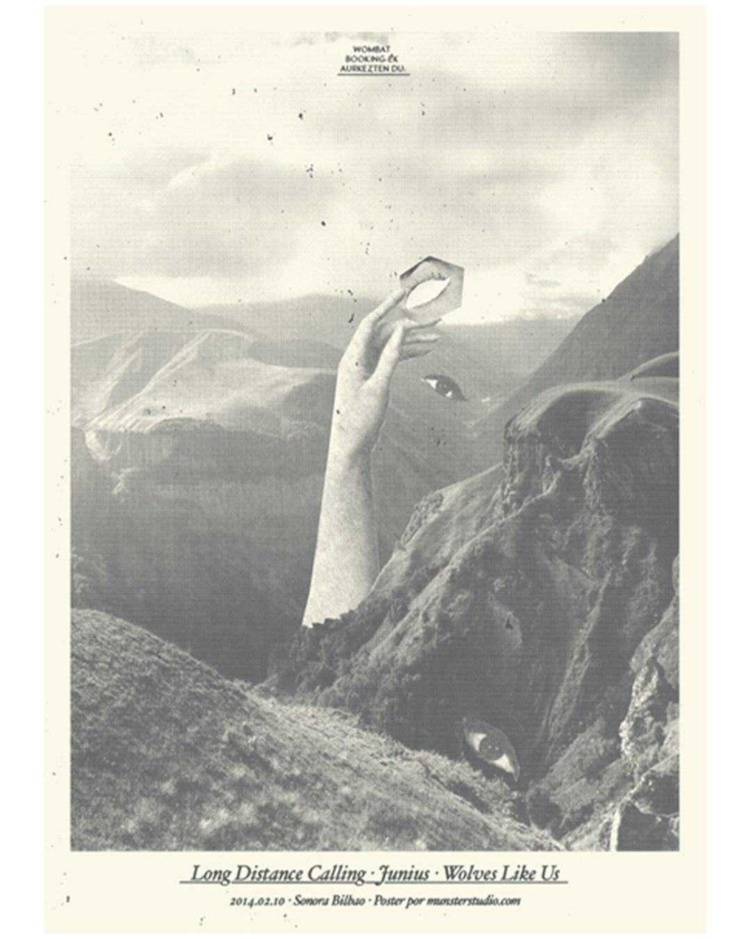 Long Distance Calling — gig poster by James Marshel